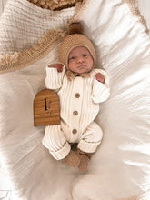 Ribbed Romper - Milk By Little B's Nursery Little B's Nursery